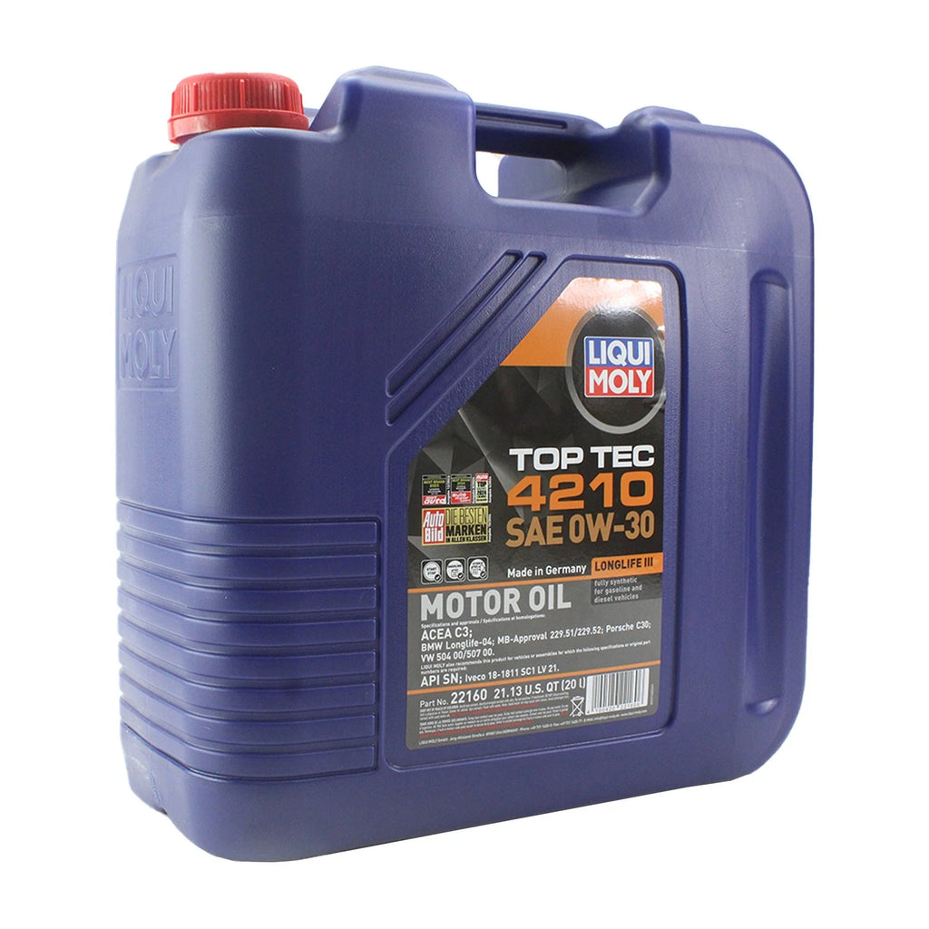Liqui Moly Top Tec 4210 0W-30 Engine Motor Oil (20 L)