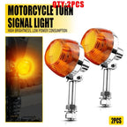 Pair Turn Signal Lights for Honda C70 CT70 CT90 XL100 CB350 (1970–1980)