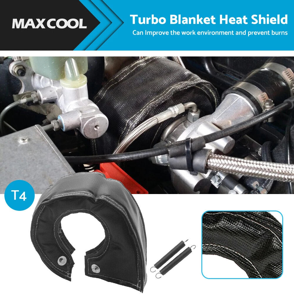 T4 Turbo Blanket Heat Shield Sleeve for Turbocharger (Universal Fit)