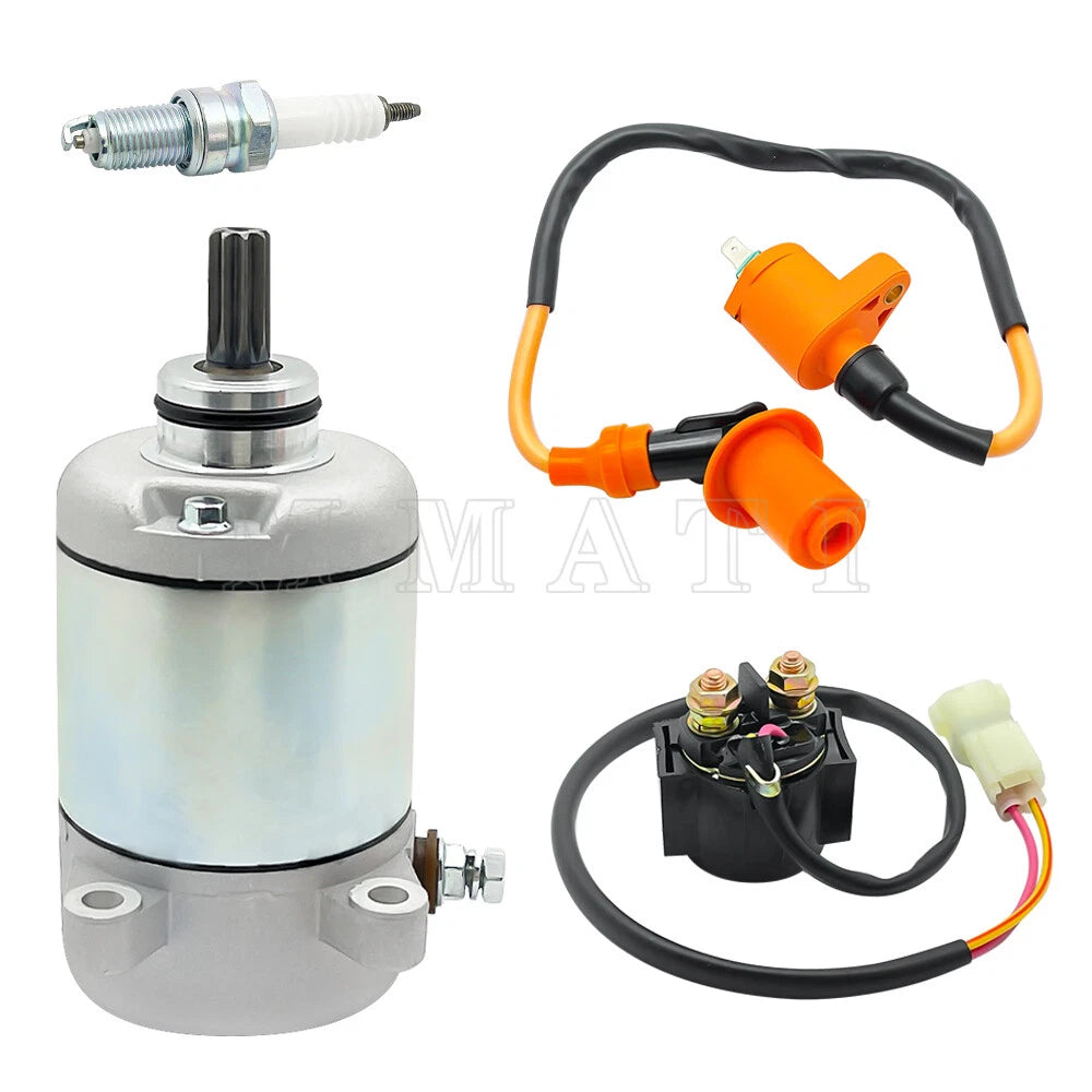 Starter Motor & Solenoid Relay Kit for Honda Recon 250 (2005–2022) 31200-HM8-003