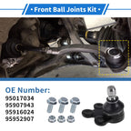 2X Front Lower Ball Joints for Buick Encore (2013–2022) No. 95017034/95907943