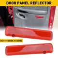 2X Red Rear Door Panel Reflector Light Lens for Chevrolet GMC Truck SUV