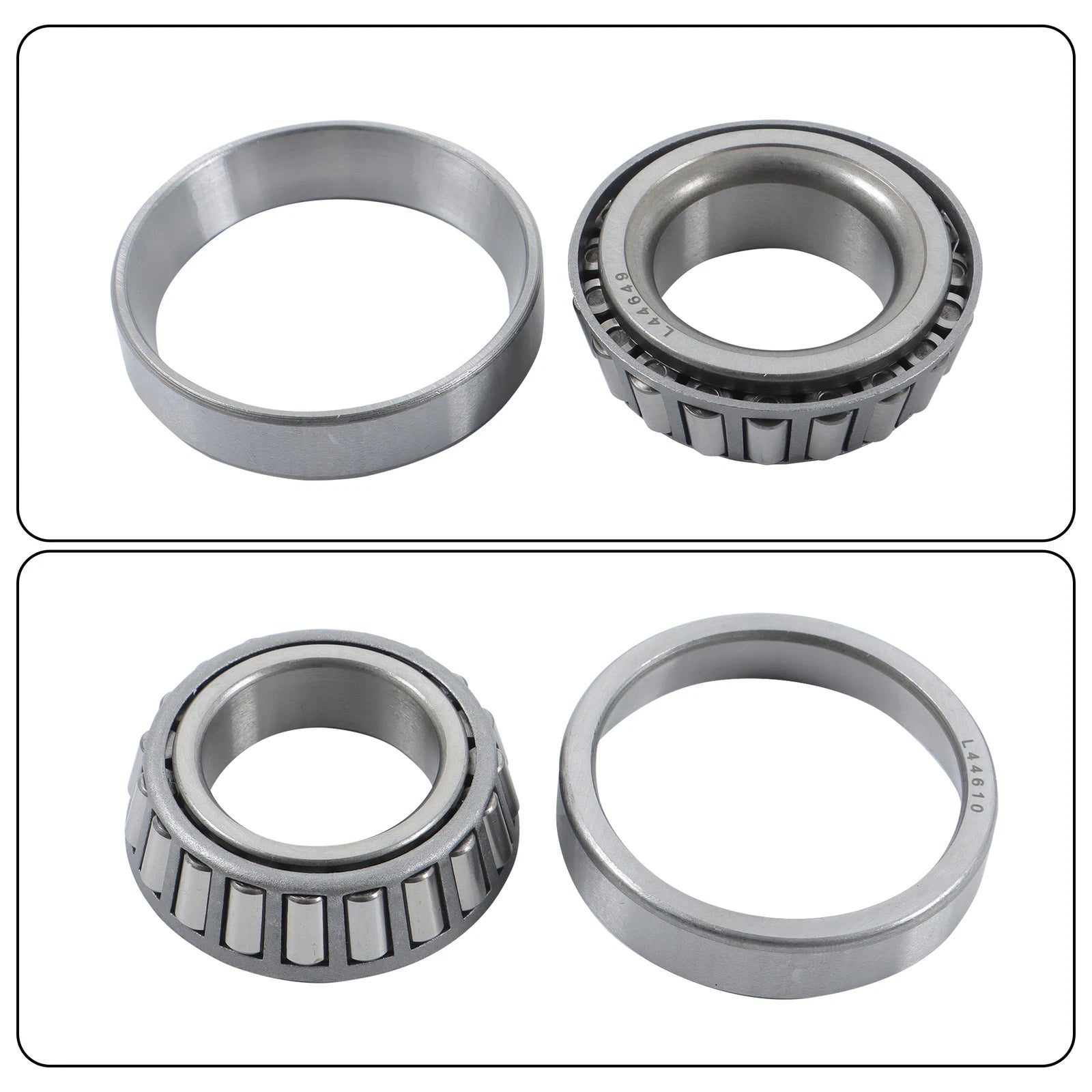 Set of 4 Trailer Bearings for 2000 Lbs Trailer Axle (1-1/16")