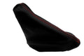 E Brake Boot Cover for Ford Focus (2000–2007) Carbon Fiber Red Stitch