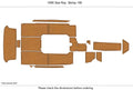 EVA Foam Teak Deck Floor Mat for Sea Ray Skiray 190 (1995)