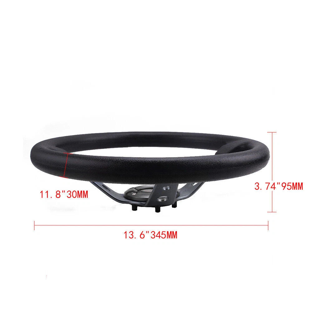 Aluminum Steering Wheel with Quick Release Hub for Ford Mustang (1979–2004)