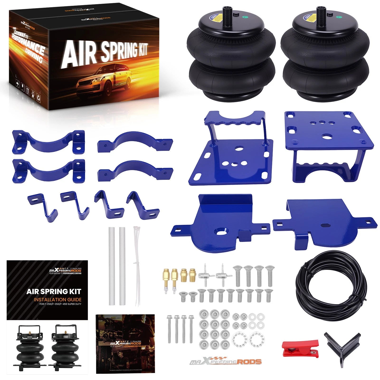 Rear Air Spring Bags Kit for GMC Sierra 3500HD (2011–2026)