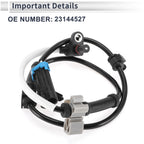 ABS Wheel Speed Sensor Set for Chevrolet Express 2500 (2003–2017) Front Left/Right