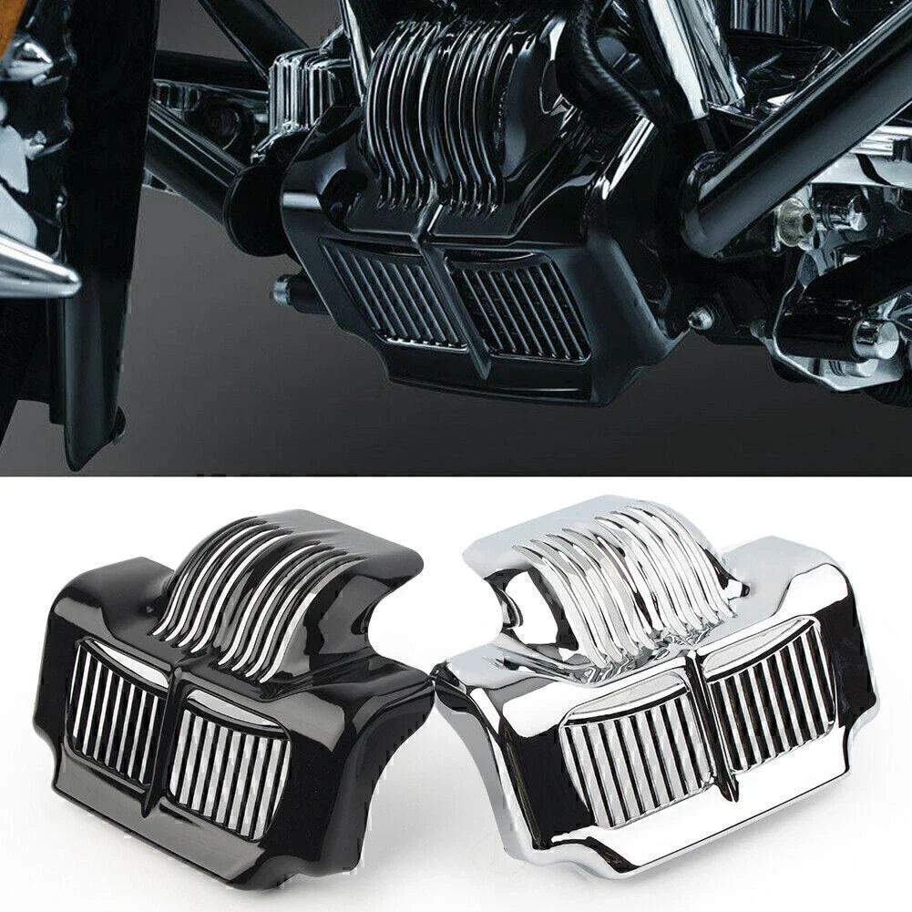 Black Stock Oil Cooler Cover for Harley Touring Electra Road Street Glide (11-15)