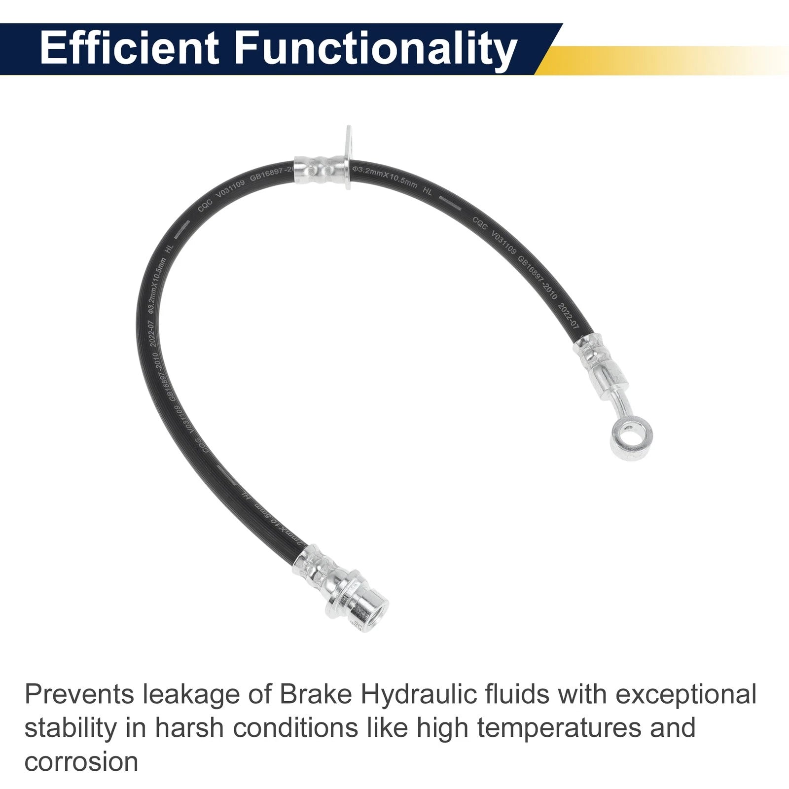 Front Left Brake Hose for Honda (2000–2006) No. 01465TB0W00
