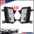 Pair Front Fog Lamp Assembly LED DRL for Cadillac XT5 (2017–2020)