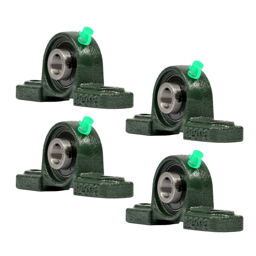 Set of 4 Pillow Block Mounted Ball Bearings UCP202-10 5/8" Bore