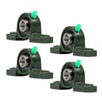 Set of 4 Pillow Block Mounted Ball Bearings UCP202-10 5/8" Bore