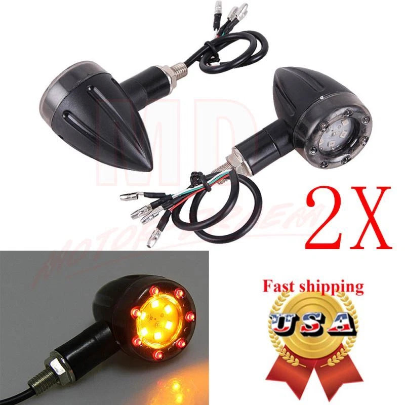 LED Fender Turn Signal Light for Motorcycle Dirt Bike (US)