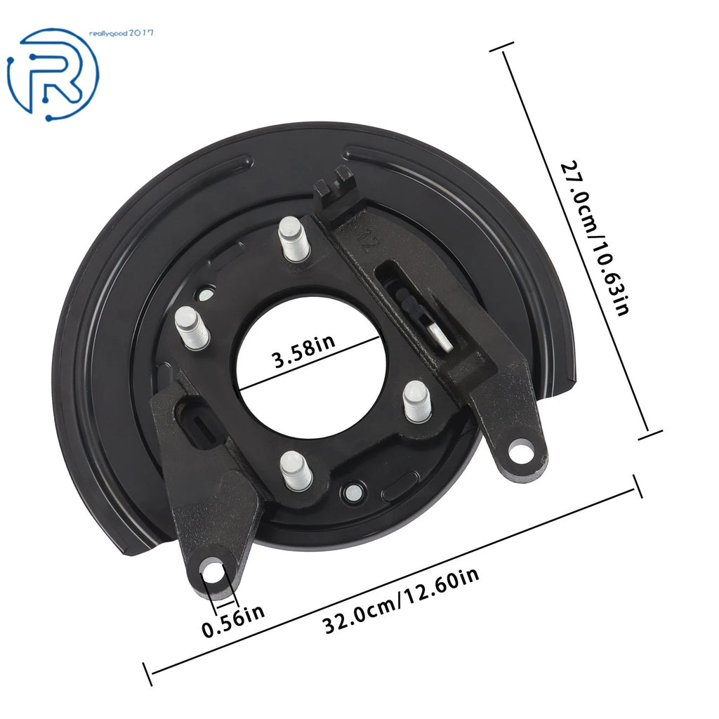 Parking Brake Assembly with Backing Plate 926267 for GMC Savana 2500, Sierra 3500, Yukon (2003–2014)