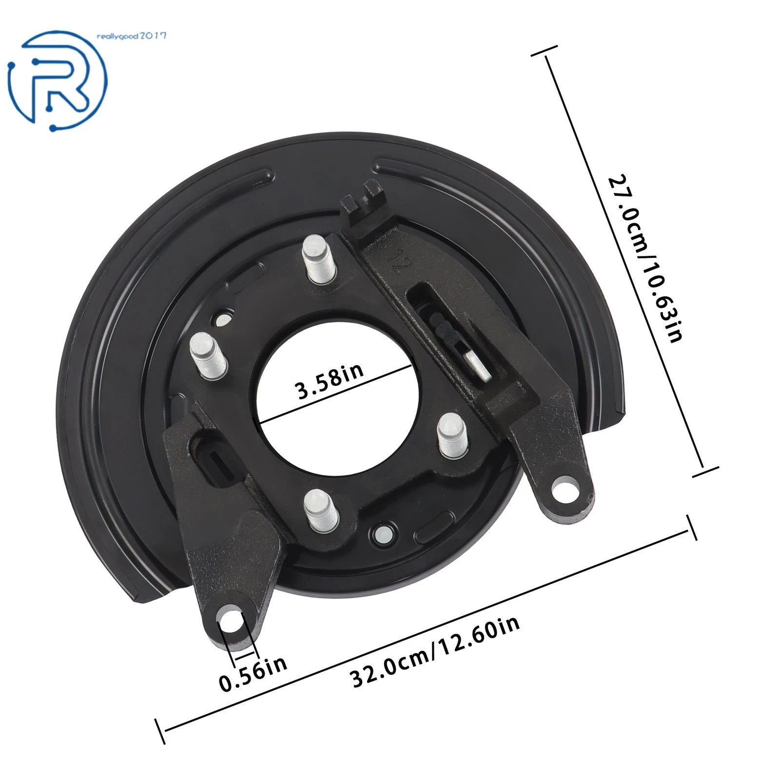 Parking Brake Assembly with Backing Plate 926267 for GMC Savana 2500, Sierra 3500, Yukon (2003–2014)