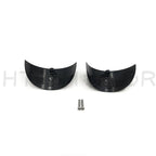 Skull Rear Turn Signal Visors for Harley FLST (1986–1990), FLHR (1994–2017), FLHT (1986–2009) Black