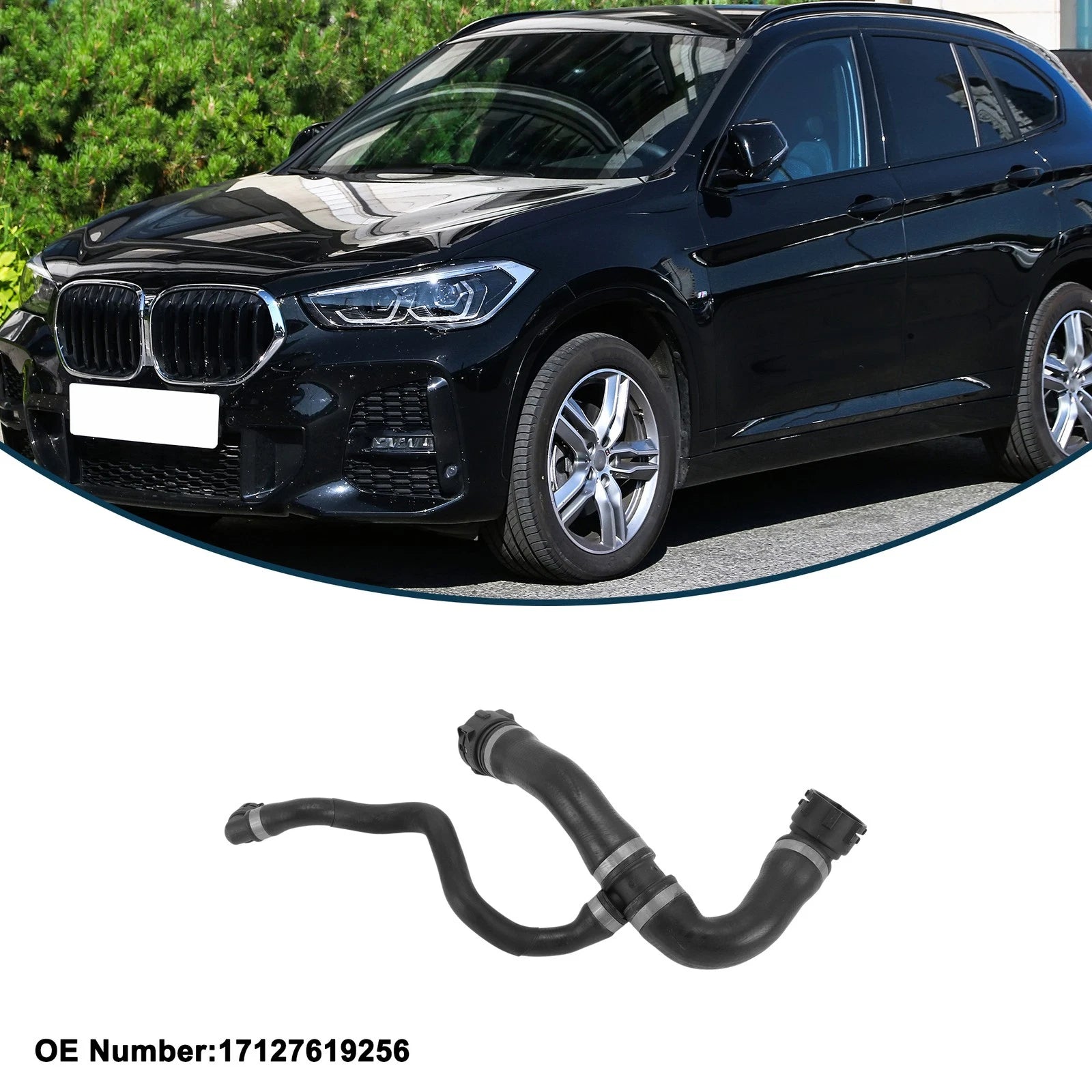 Radiator Hose for BMW X1 (2012) No. 17127619256 Rubber Coolant Hose