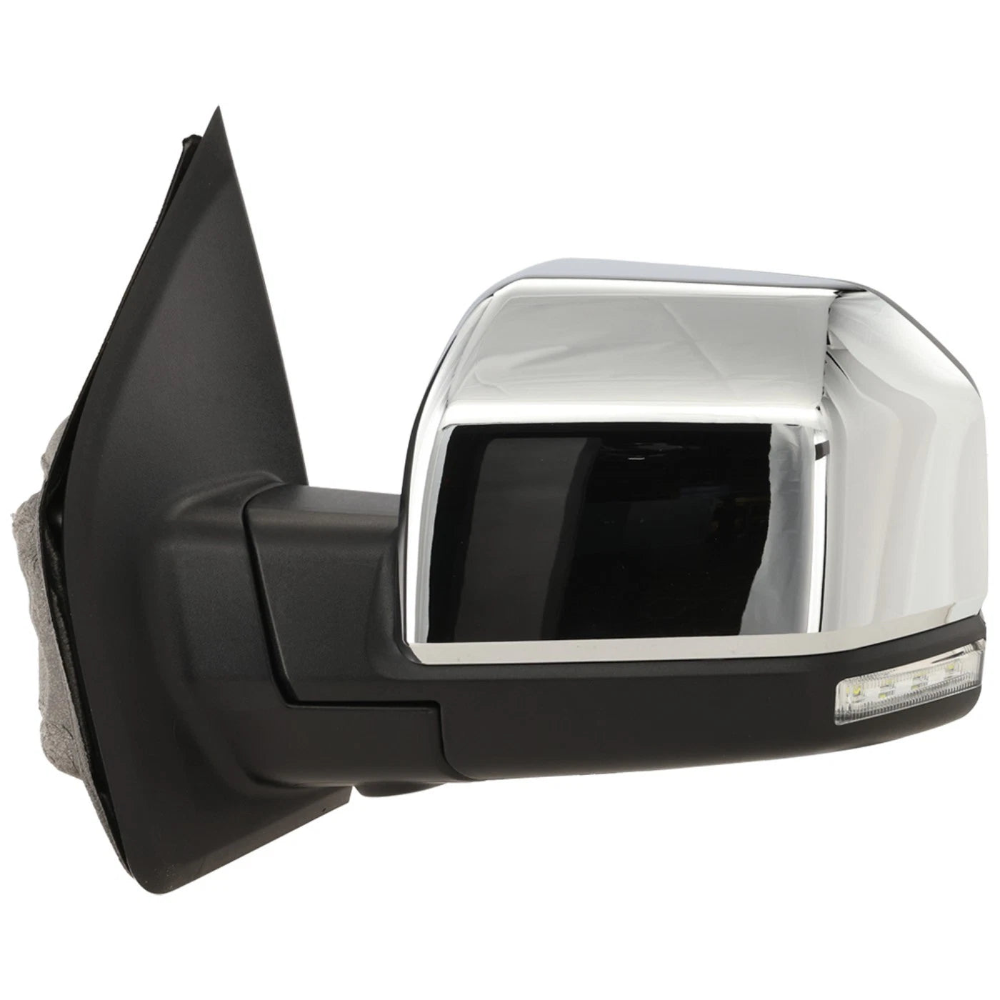 Heated Chrome Left Side Power Mirror for Ford F-150 (2015–2018)