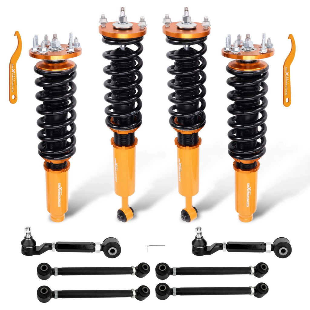 Coilovers 24 Way Adjustable Struts & Control Arm Kit for Acura TSX (2004–2008)