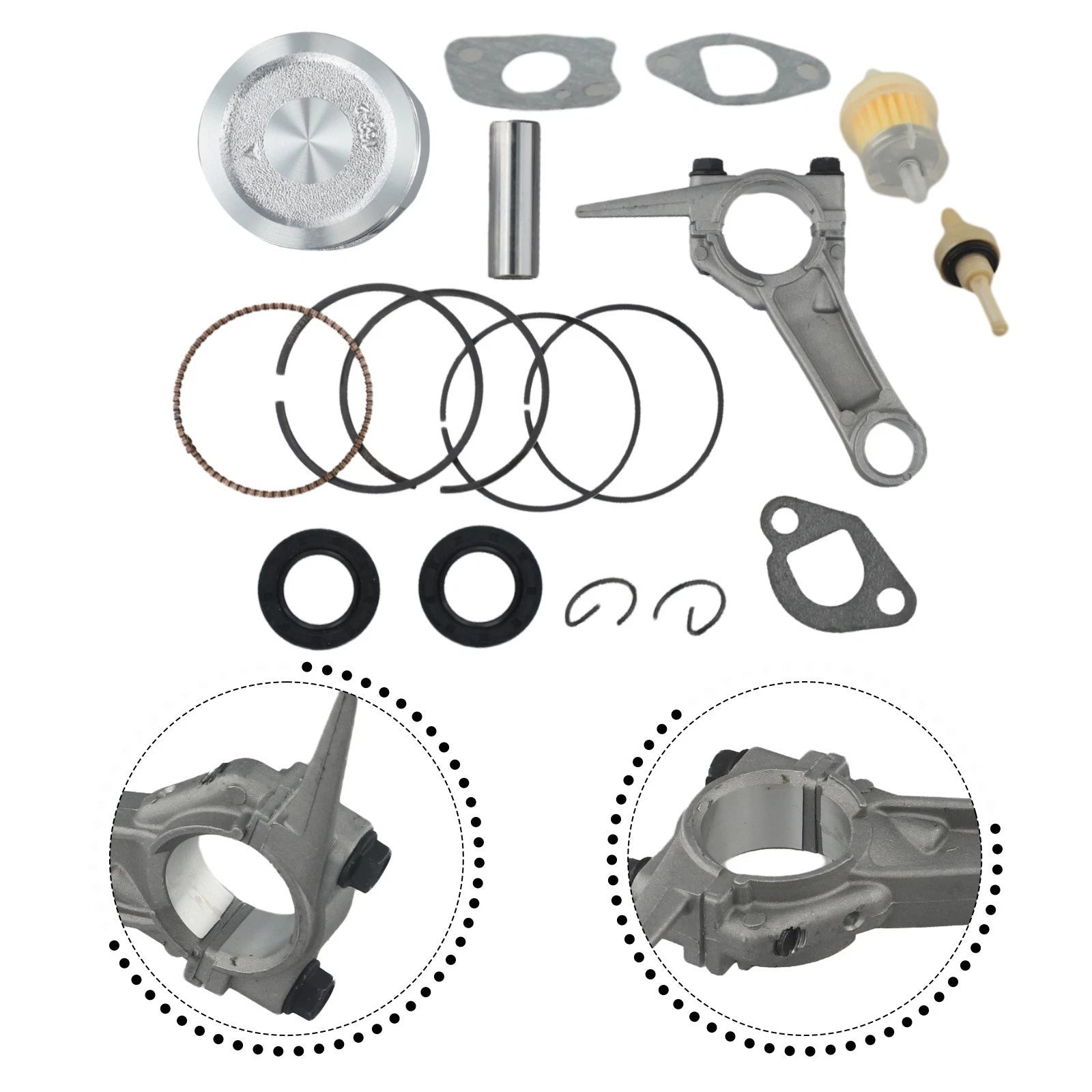 Connecting Rod with Piston Pin for Honda GX200 168F (2000–2023)