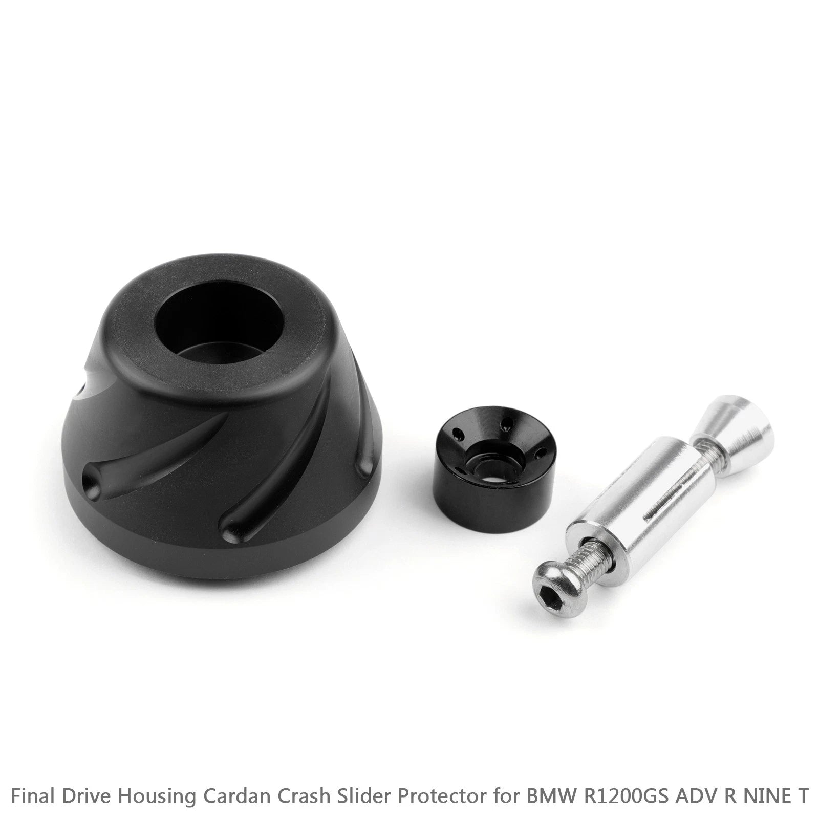 Rear Axle Fork Slider Protector for BMW R Nine T (2013–2018) BLK