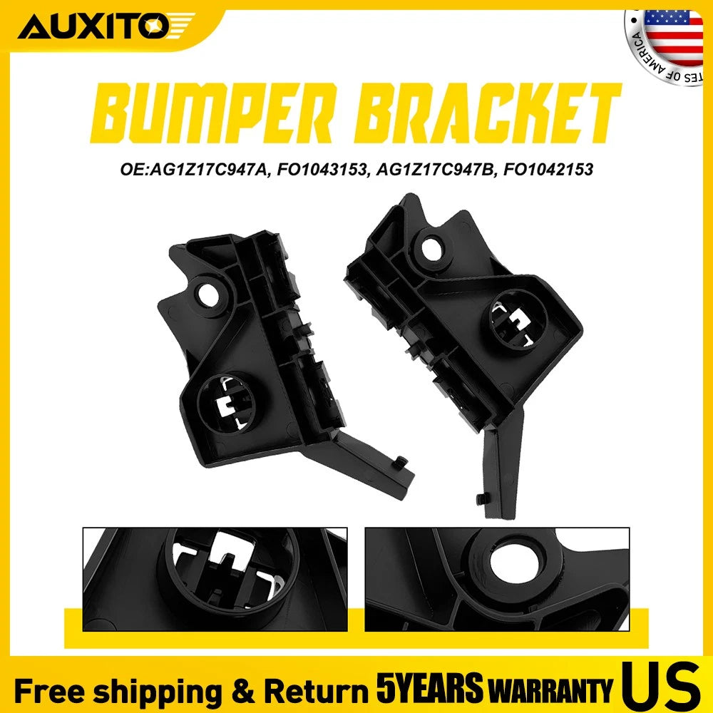 Set of 2 Bumper Support Brackets for Ford Taurus (2010–2019)