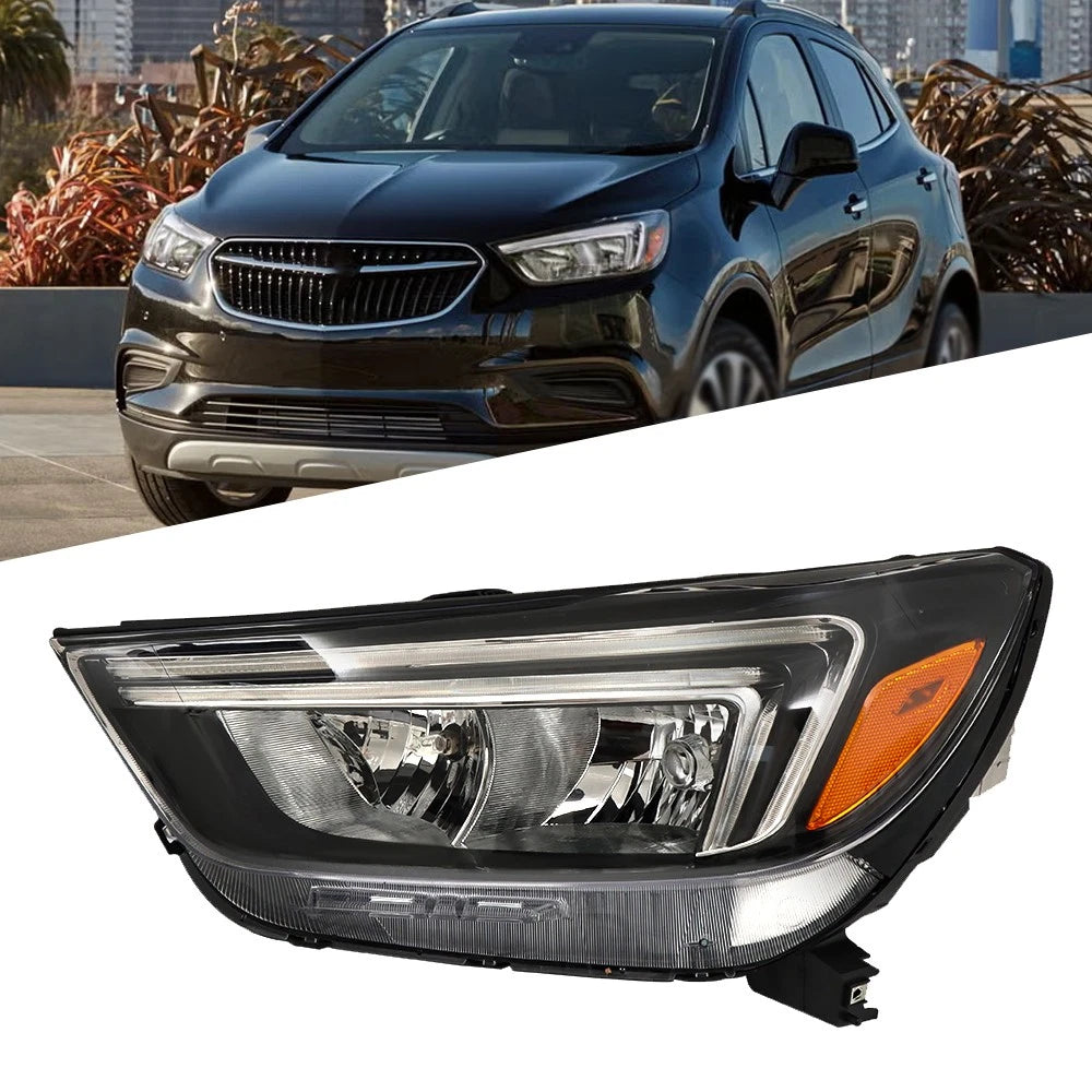 Left Halogen Headlight with LED DRL for Buick Encore (2017–2022)