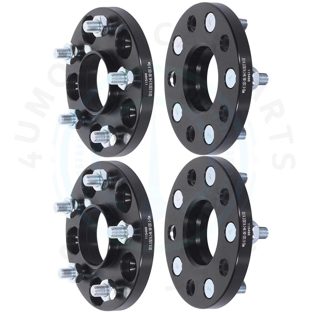 Set of 4 Wheel Spacers 15mm 5x4.5 for Honda Accord Acura