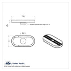 Aluminum Oval Air Cleaner Replacement for Single 4 Barrel Carb (Universal)