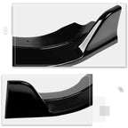 Gloss Black Front Bumper Body Kit Lower Splitter Spoiler Lip for Honda Fit (2018–2020)