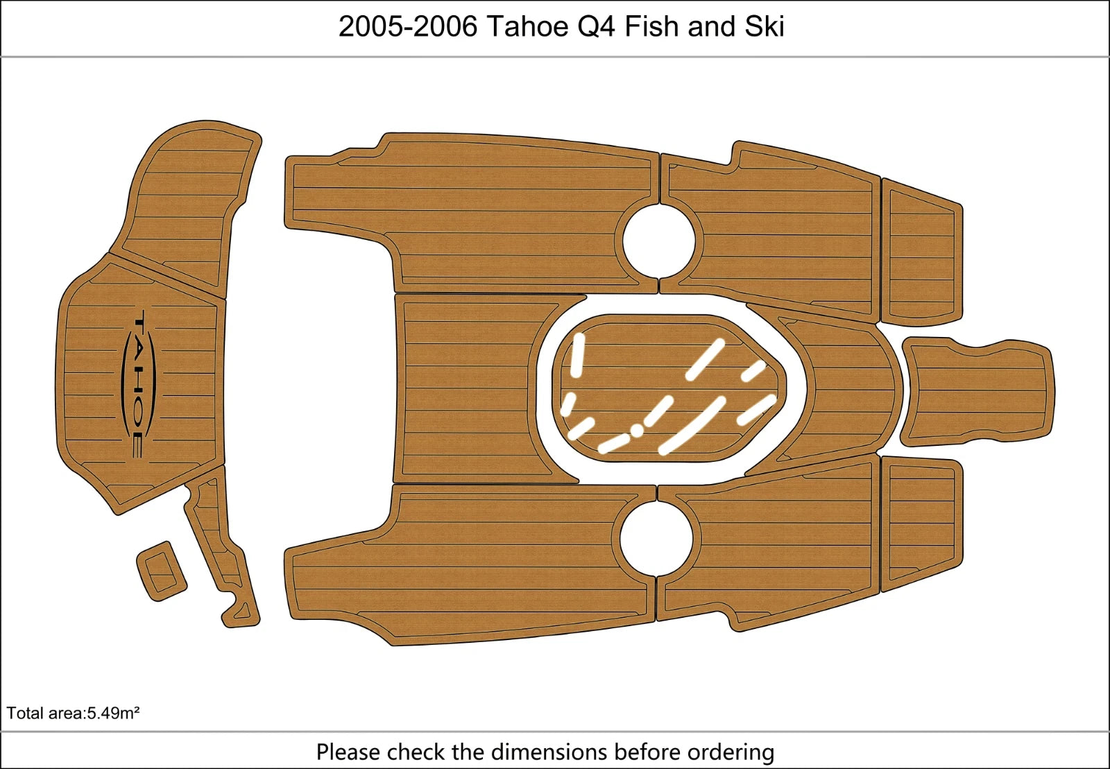 Seadek EVA Pad Flooring for 2006 Tahoe Q4 Fish and Ski