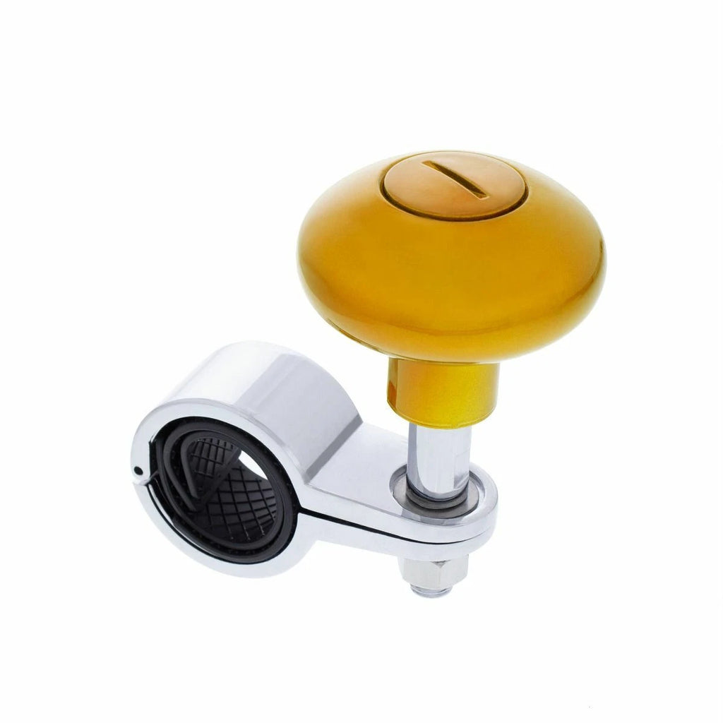 Steering Wheel Spinner Heavy Duty Electric Yellow Knob for Universal Fit