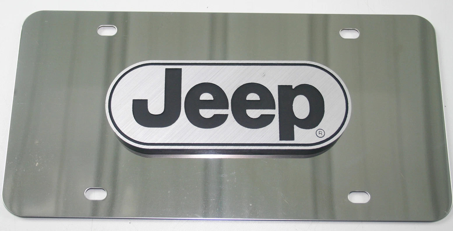 3D License Plate Emblem for Jeep Wrangler CJ5 (1976–1986)