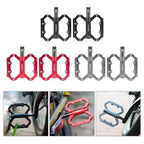 Bicycle Pedals for MTB Road Bike (Ultralight Aluminum, 3 Bearings)