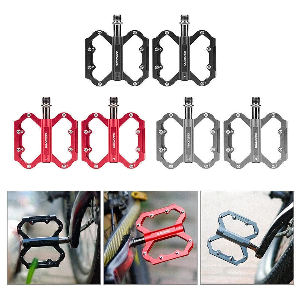 Bicycle Pedals for MTB Road Bike (Ultralight Aluminum, 3 Bearings)