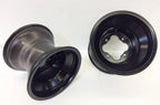 Pair of DWT Black A5 Rolled Lip ATV Rear Wheels for KFX400 KFX450R (2003–2009)