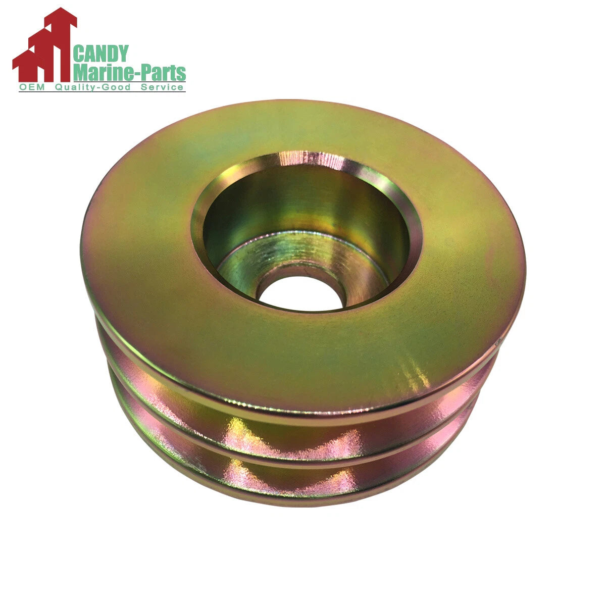 Double Alternator Pulley for Volvo Penta AD31 AD41 AQAD30 AQAD40 AQAD41 AQD40