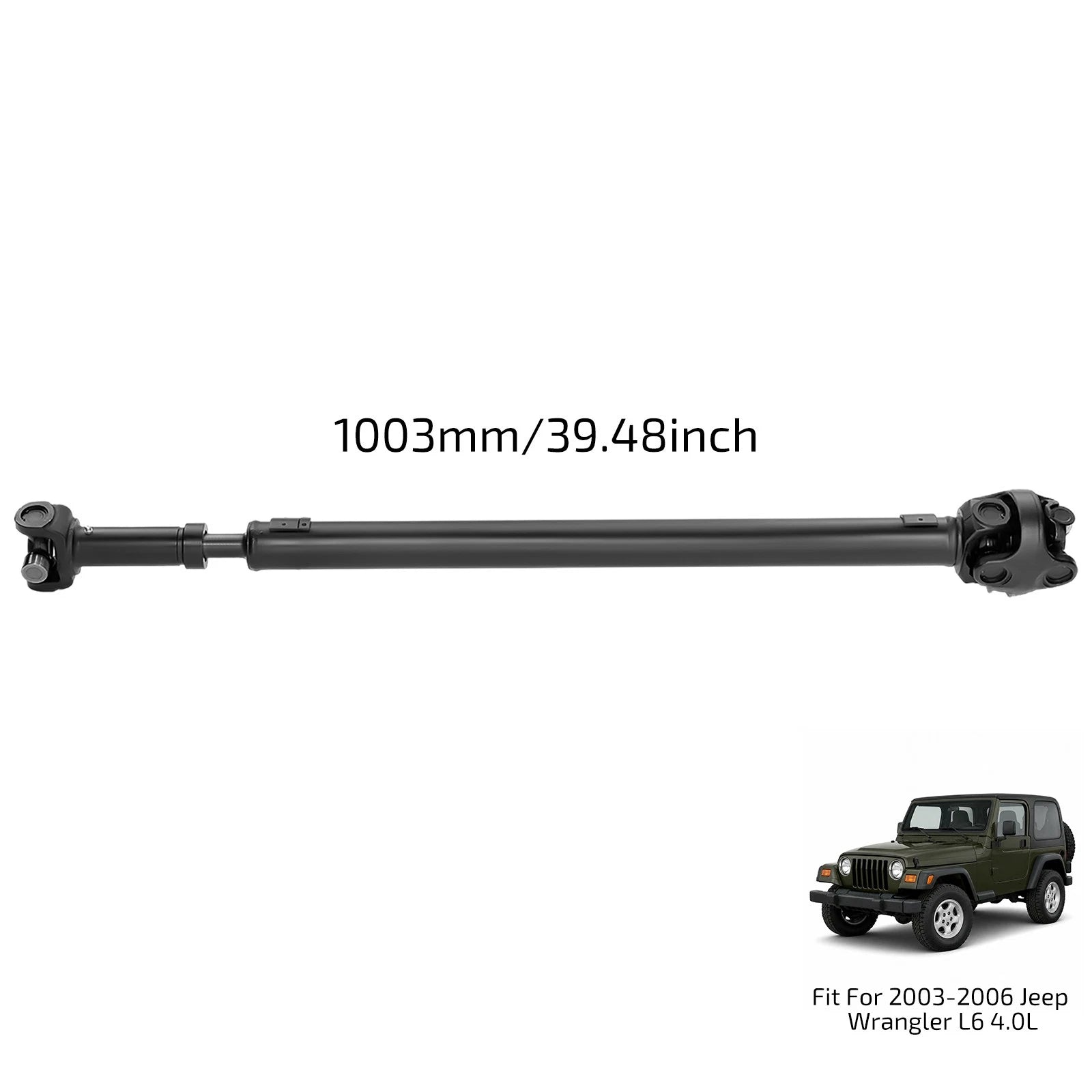 Front Driveshaft for Jeep Wrangler TJ (2003–2006) 4.0L 4WD 52098377AE 938-134