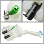 Windshield Washer Fluid Reservoir Tank Bottle w/Cap+Pump for Honda Civic (1996–2000)