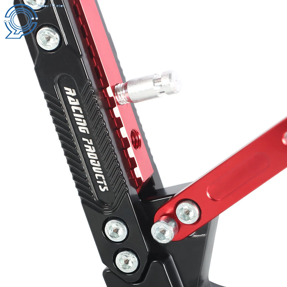 CNC Aluminum Kickstand Foot for Motorcycle (Adjustable)