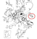 Water Intake Hose Connector & Gasket for Volvo Penta (Rplcs 854031-2, 18-2777)
