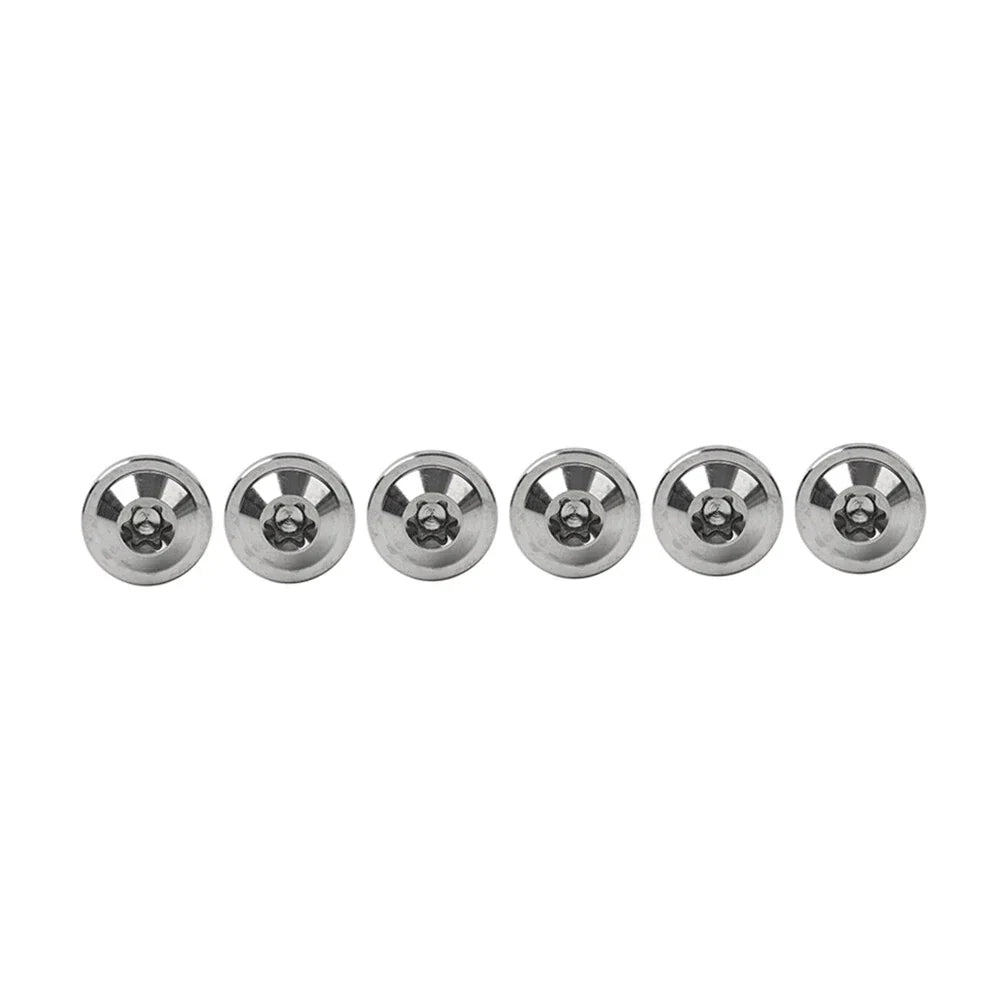 6 x M5x25mm Alloy Torx Head Screws for Titan Motorcycle Bike