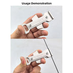 Flat Spoke Wrench Tool for Bike Wheel Truing (0-7mm Spokes)