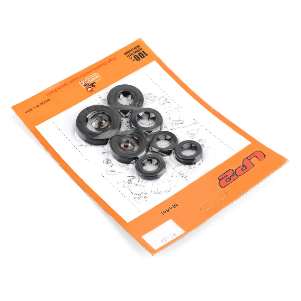 Set of 9 Engine Oil Seals for Honda XL200R XL185 XL185S (1979–1993)