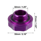Aluminum Alloy Engine Oil Filler Cap for Honda Civic EK EG (1996–2000)