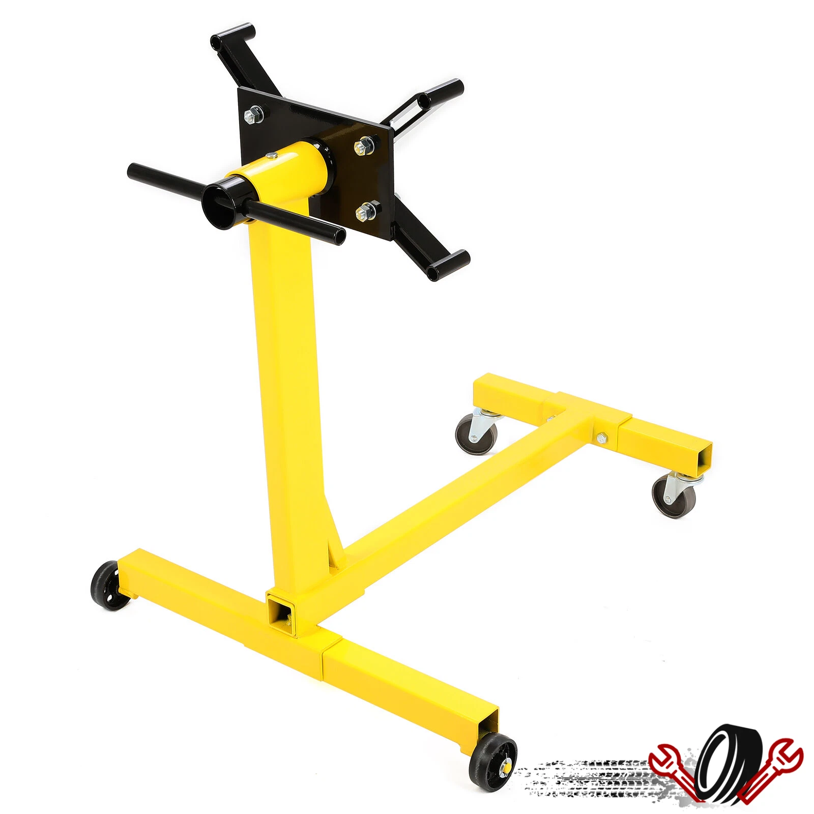 Engine Stand for Vehicle Engine Block with 360 Degree Rotating Head