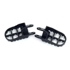 Gray Motocross MX Foot Pegs for Kawasaki KLX300R (1997–2007), KLX650 (1993–1995)