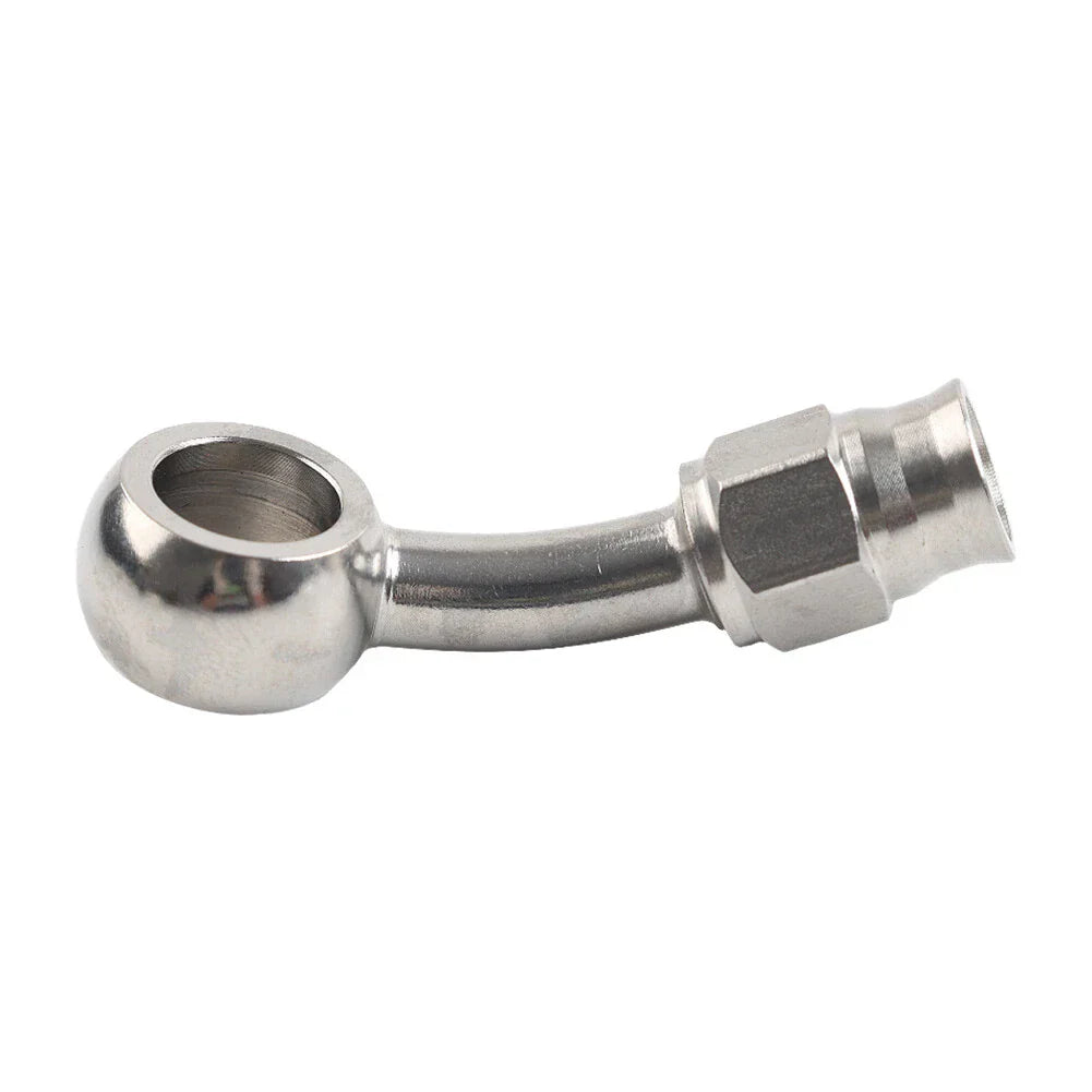 10.2mm Stainless Steel AN-3 28������ Eye Banjo Hose Ends for Motorcycle