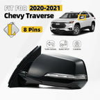Side Mirror with Turn Signal & Camera for Chevy Traverse (2020–2021)